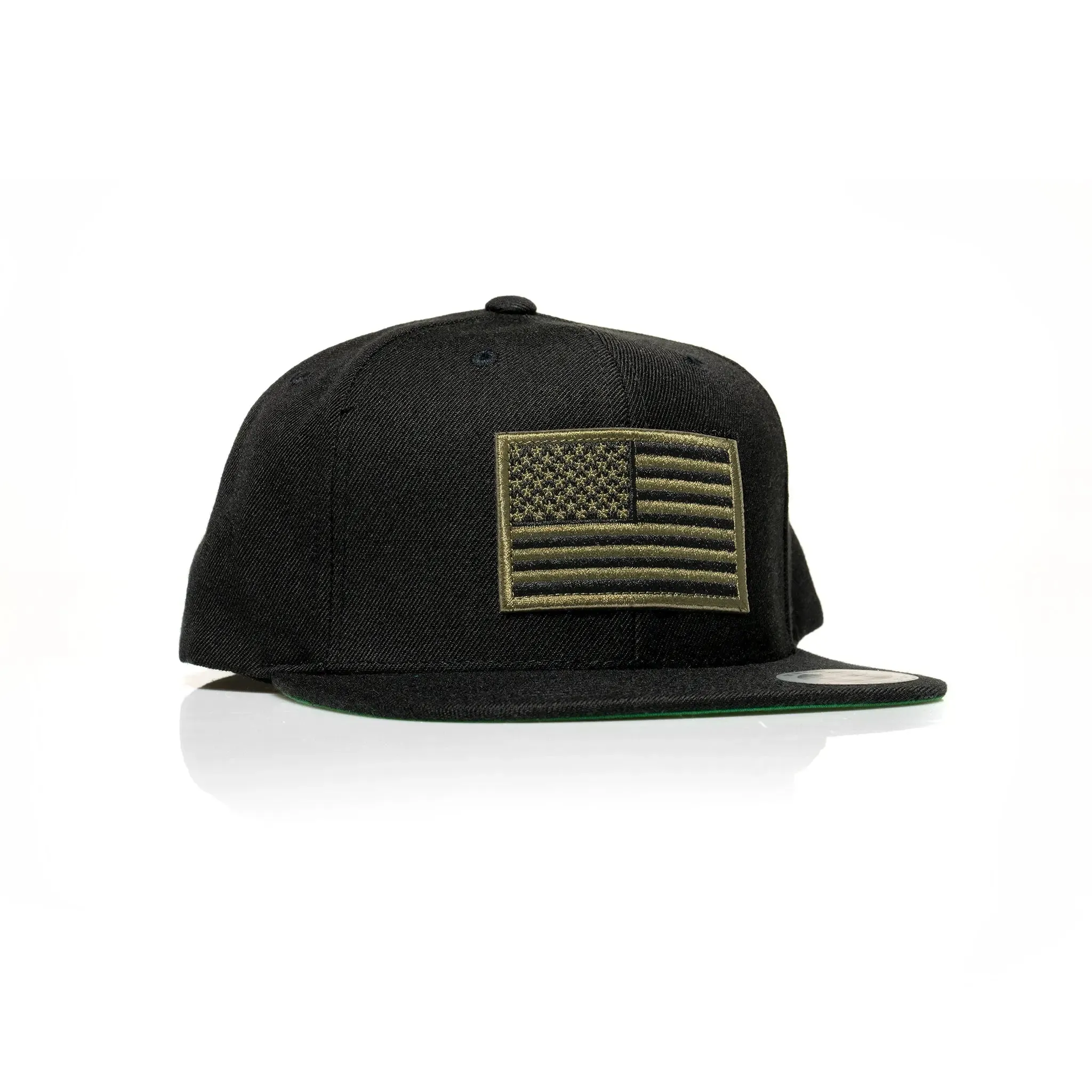 USA Green Flag Patch Snapback