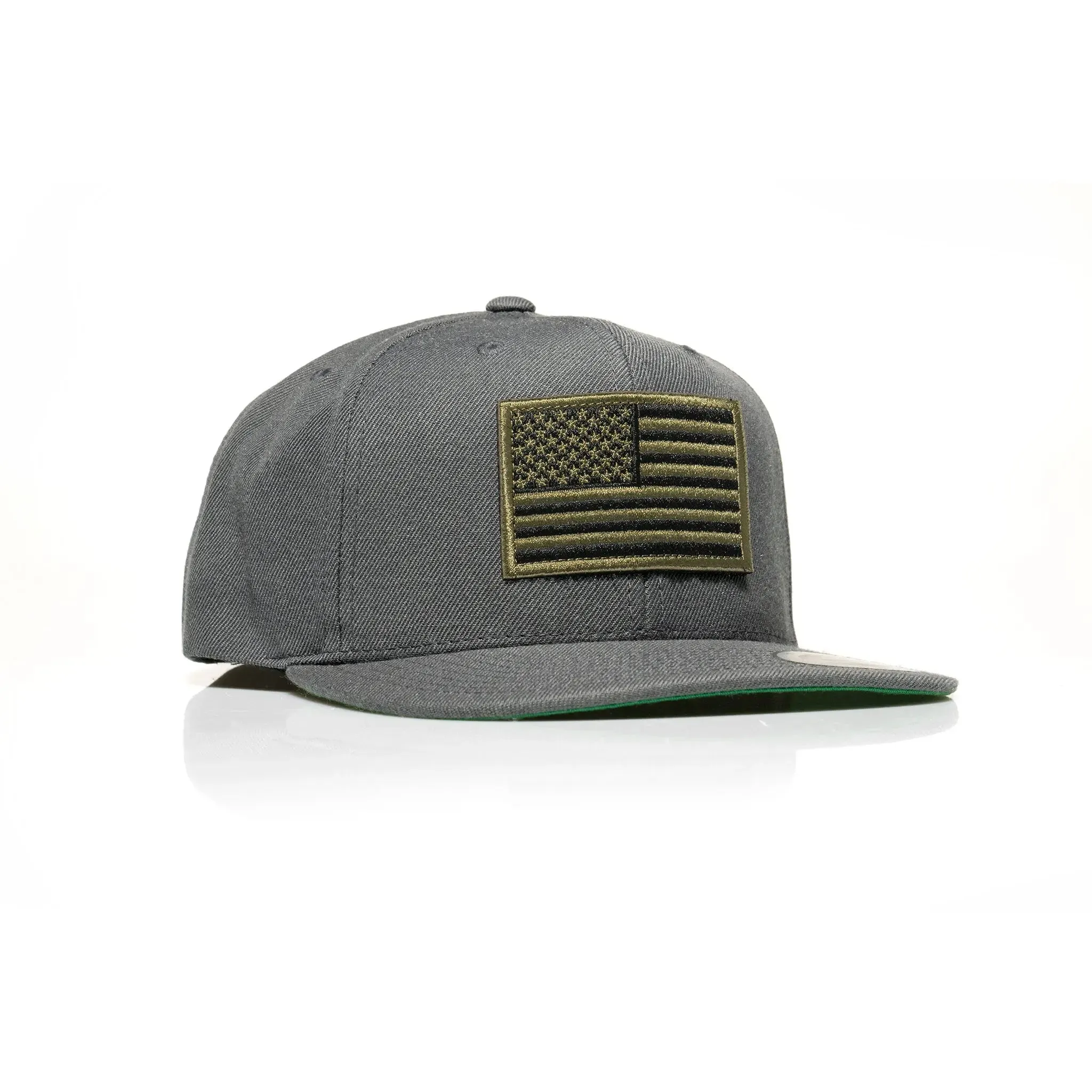 USA Green Flag Patch Snapback