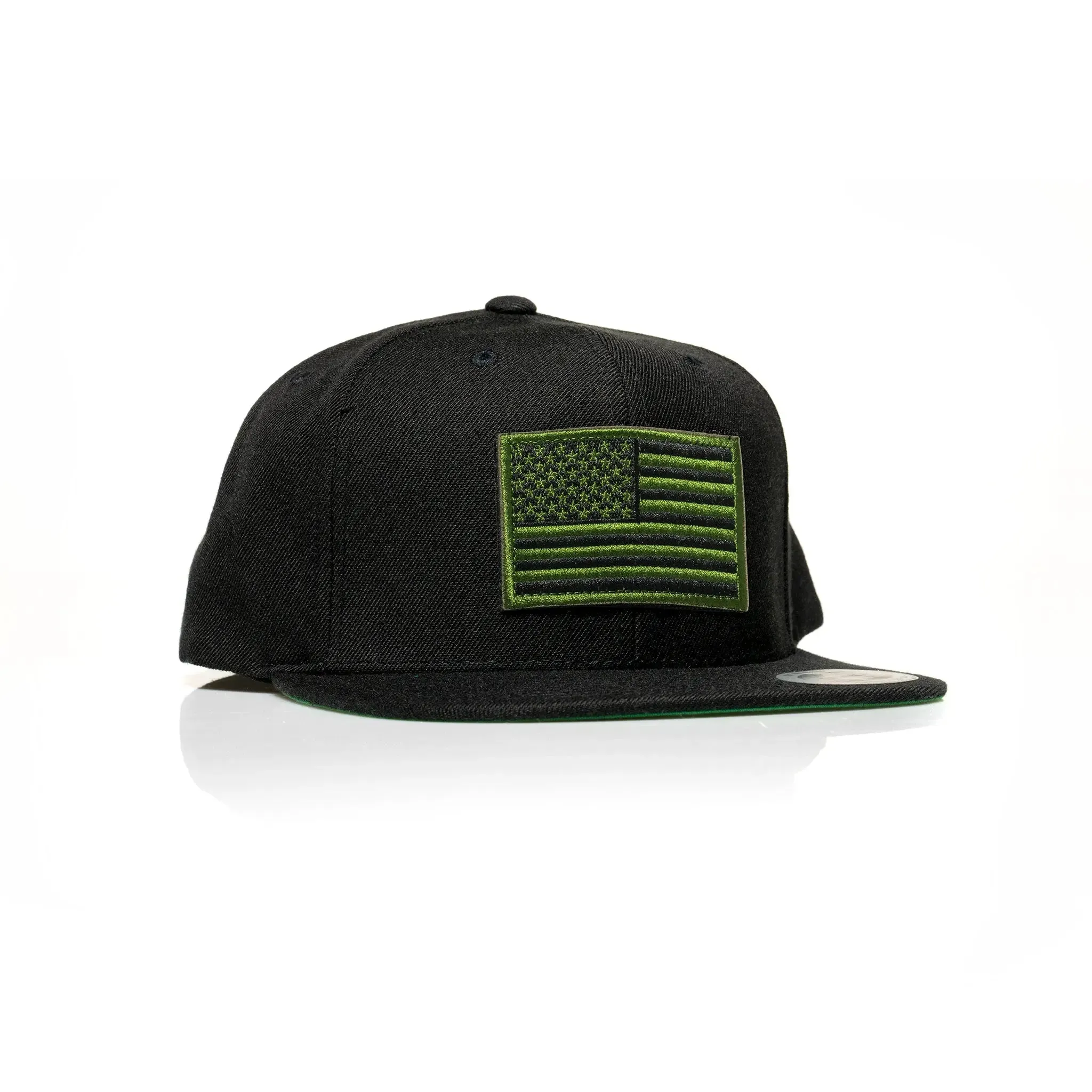 USA Green Flag Patch Snapback