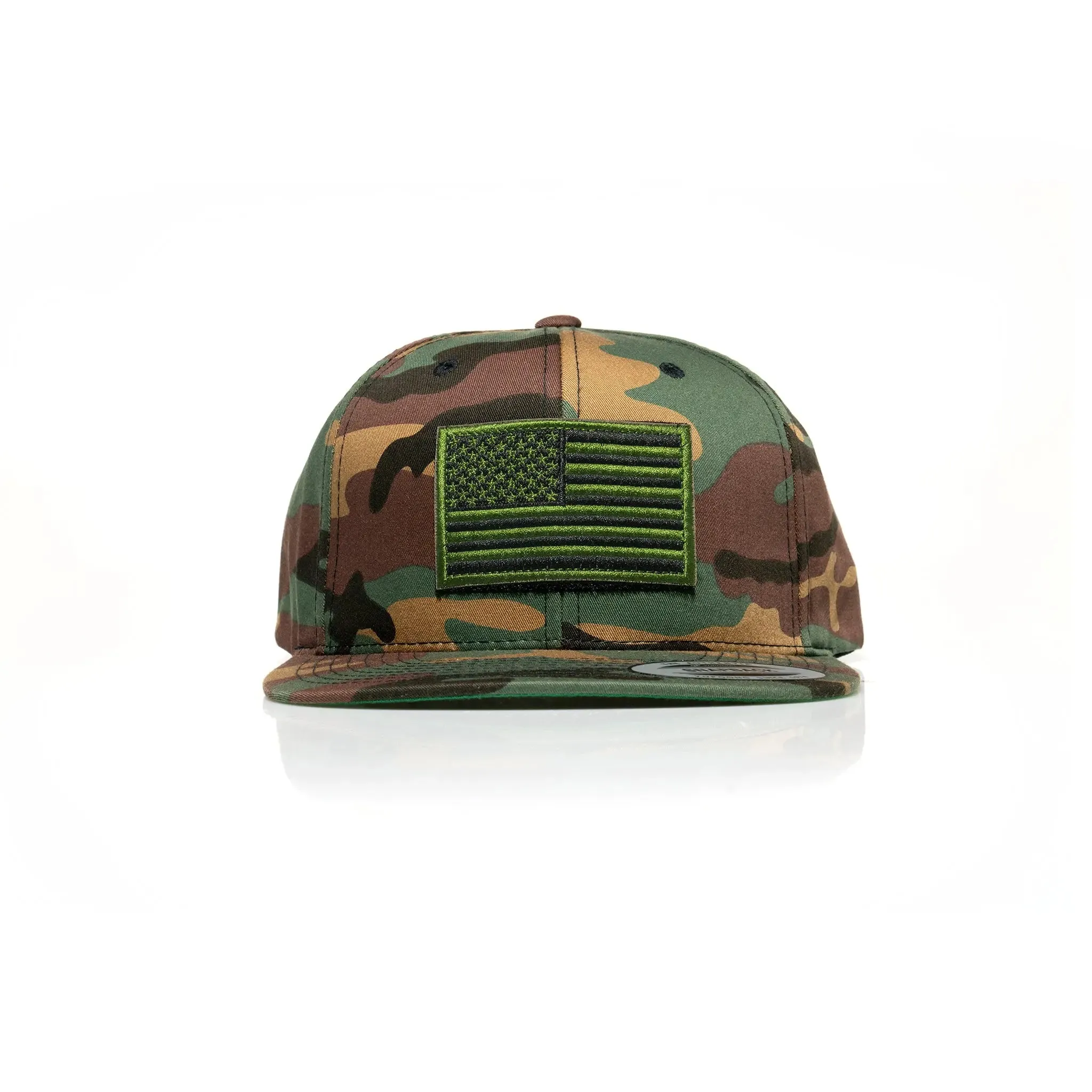 USA Green Flag Patch Snapback