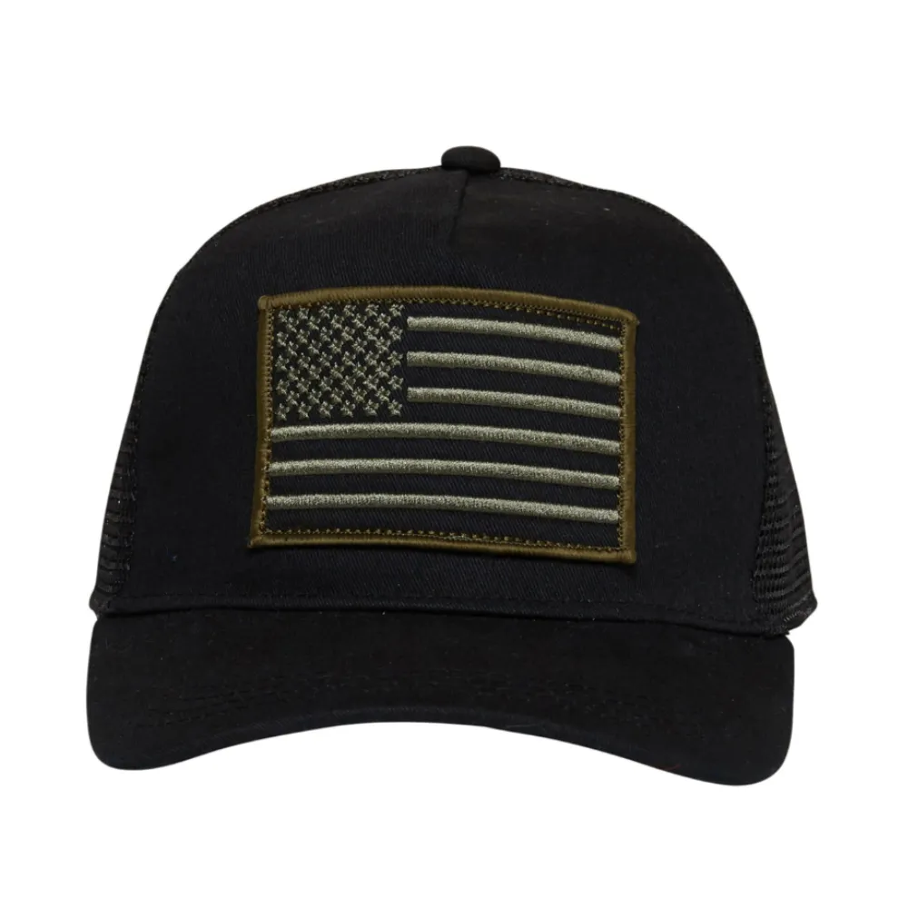 USA Green Flag Trucker Hat