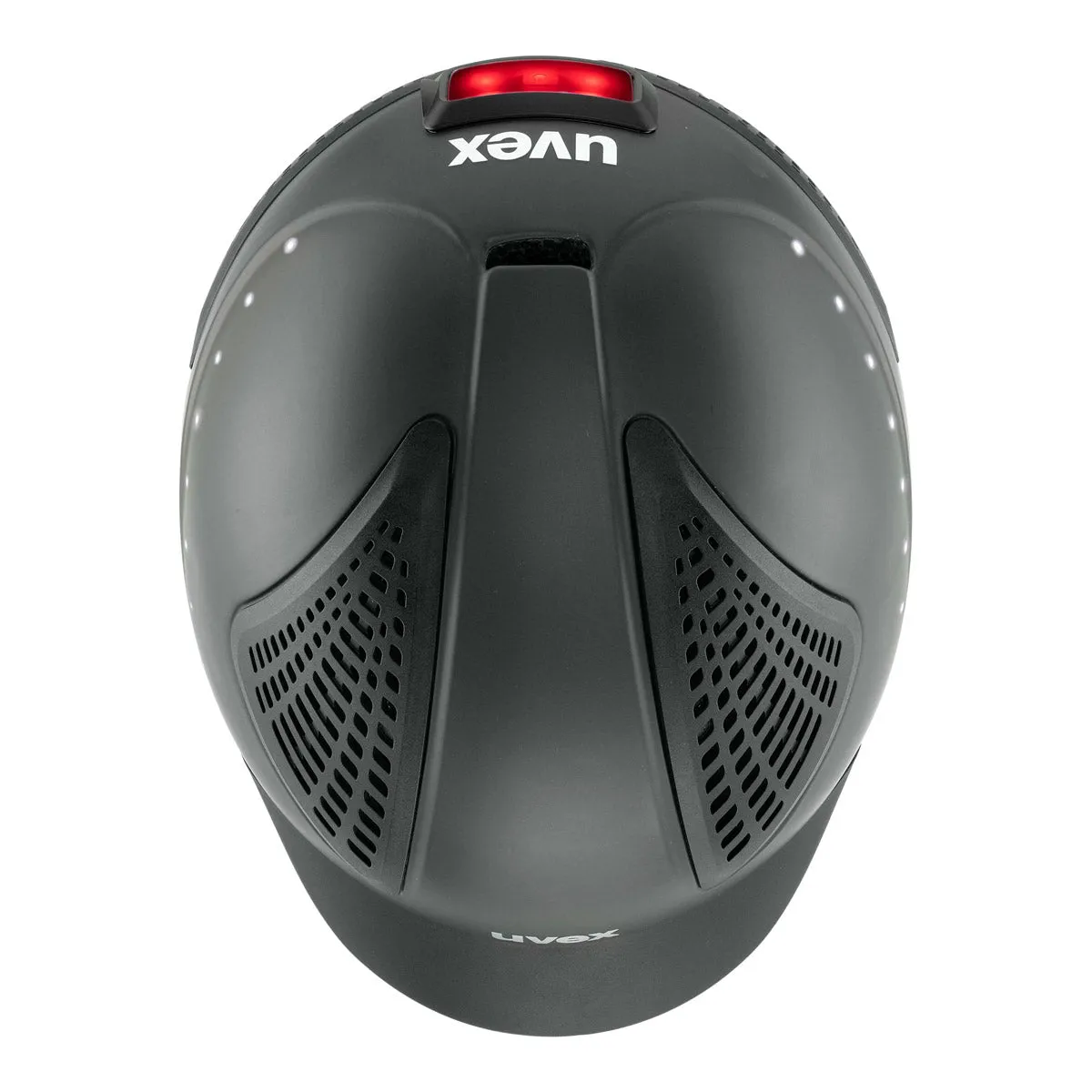 UVEX exxential II LED Riding Hat - black