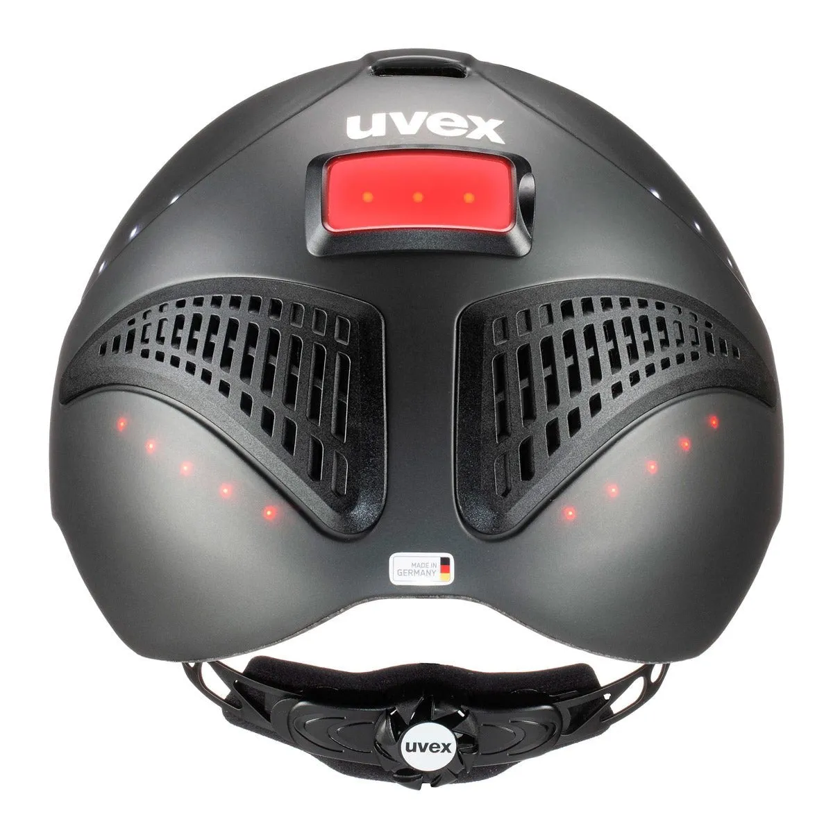 UVEX exxential II LED Riding Hat - black