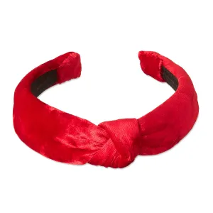 Velvet Persimmon Knotted Headband