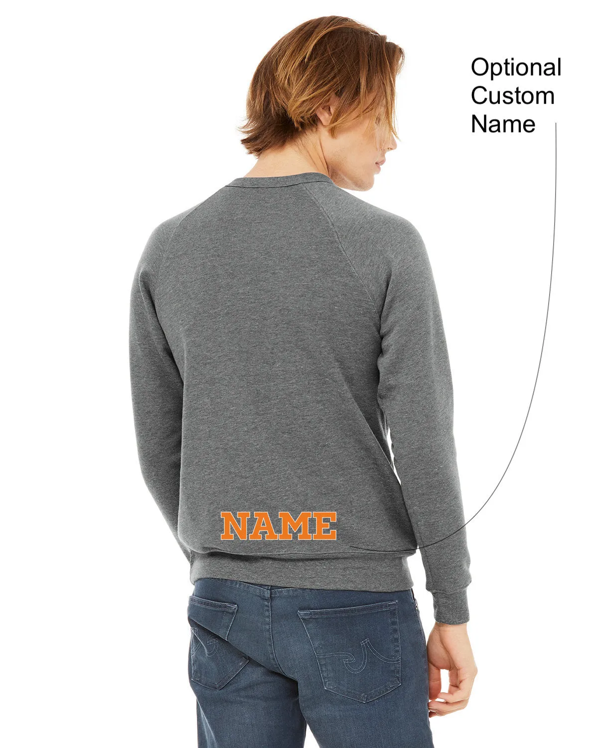 Walpole Youth Girl's Lacrosse - Adult (unisex) Sponge Fleece Crewneck Sweatshirt (3901)