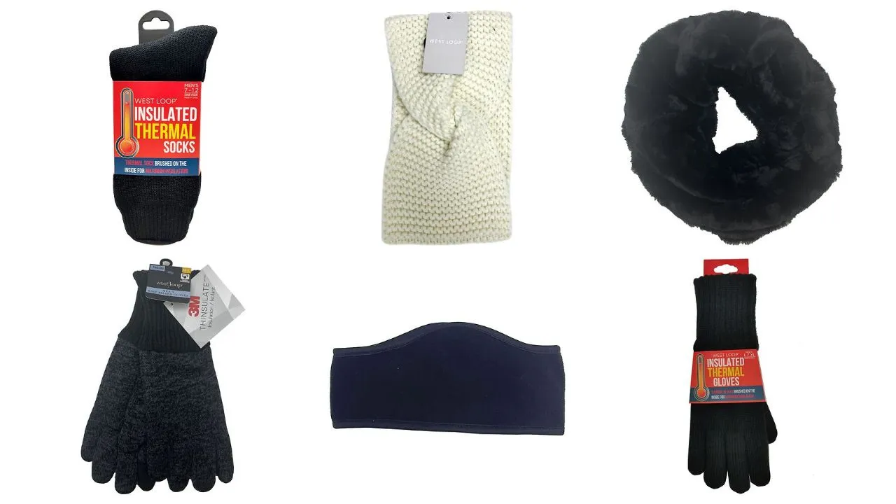☃️West Loop Hats, Gloves & Cozy Sets Manifested Lot #4903 - (60 units)