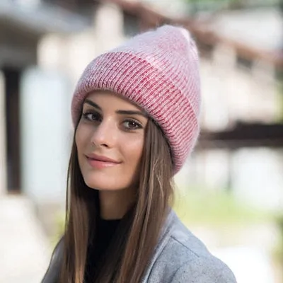 Winter Hat Beanies Rabbit Wool Fur Multiple Colors