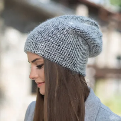 Winter Hat Beanies Rabbit Wool Fur Multiple Colors