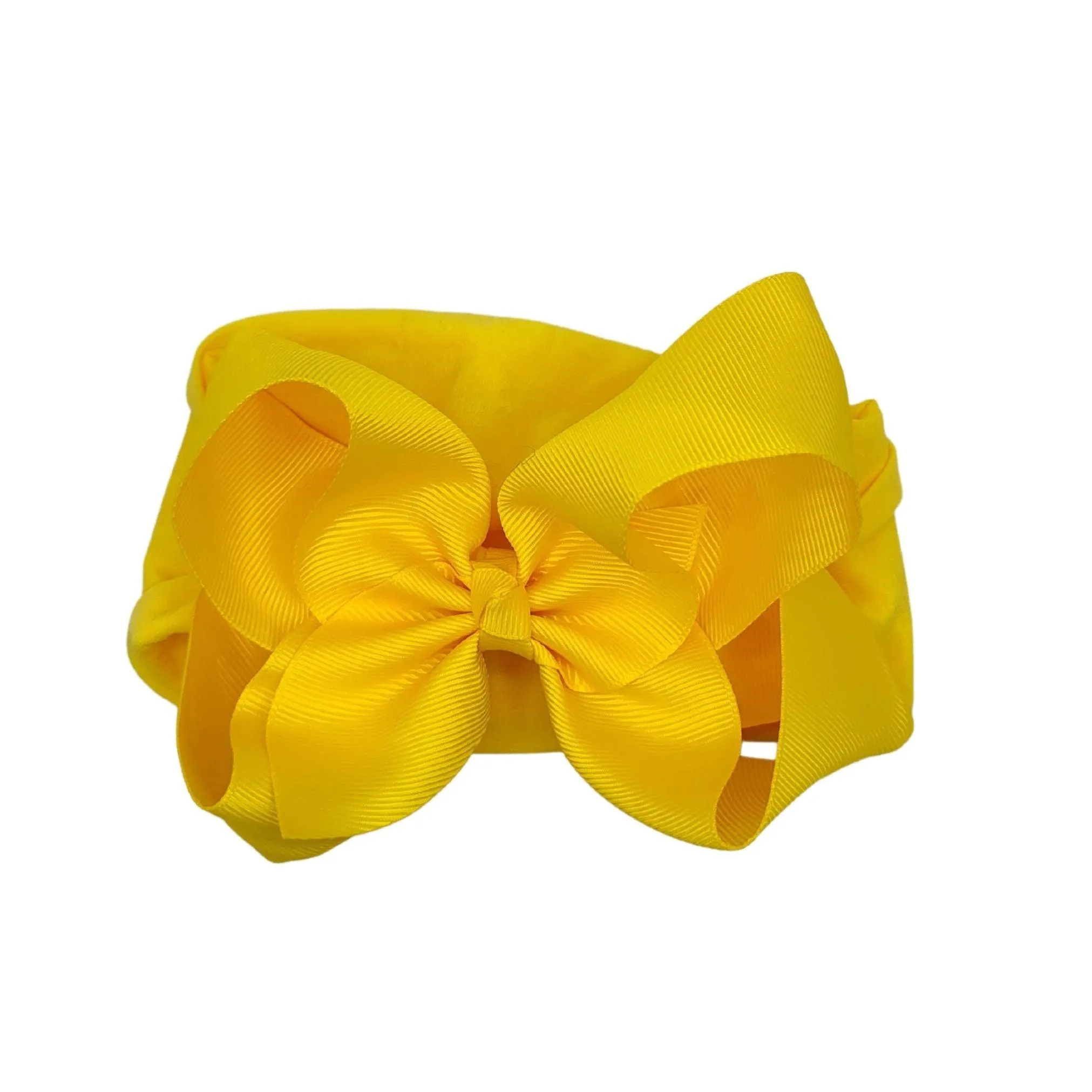 Yellow Turban Bow Headband